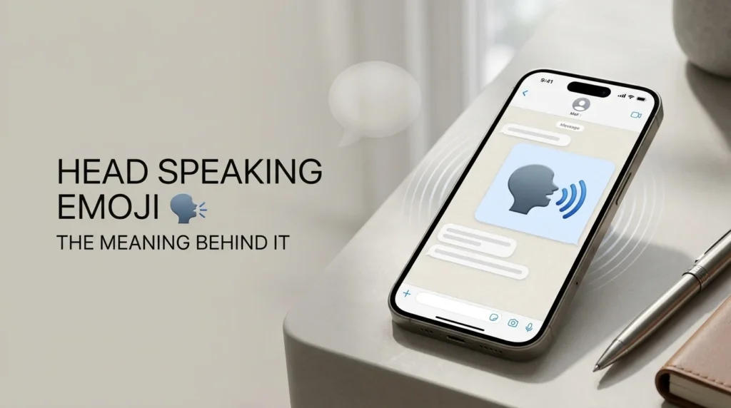 head speaking emoji