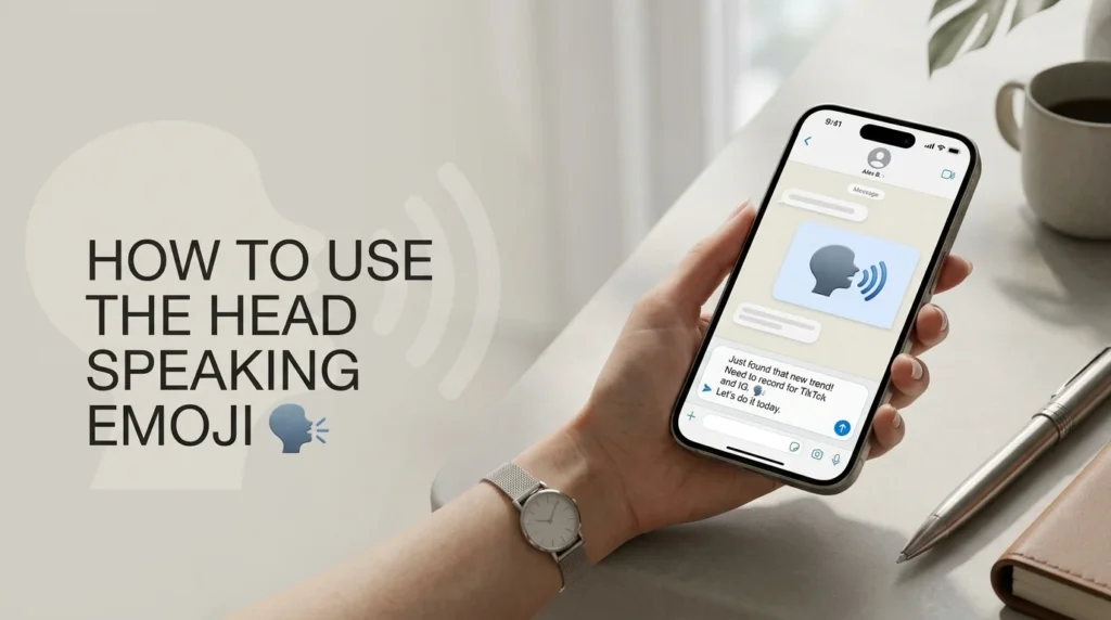 head speaking emoji