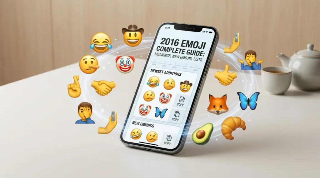 2016 emoji